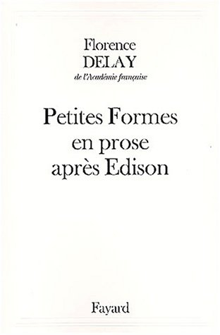 Petites formes en prose après Edison