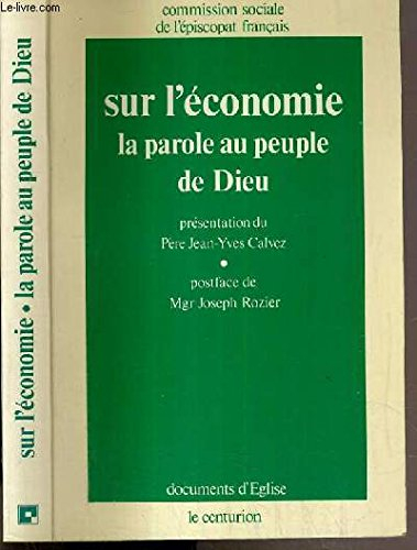 Sur l'économie : la parole au peuple de Dieu