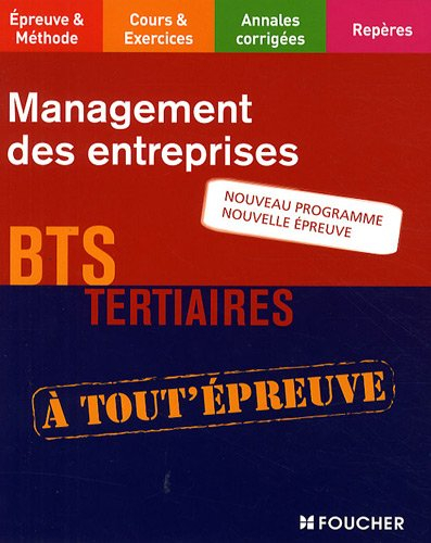 Management des entreprises, BTS tertiaires