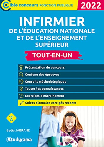 Infirmier de l'Education nationale et de l'enseignement supérieur, cat. A : tout-en-un, 2022
