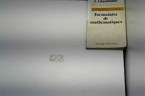Formulaire de mathématiques