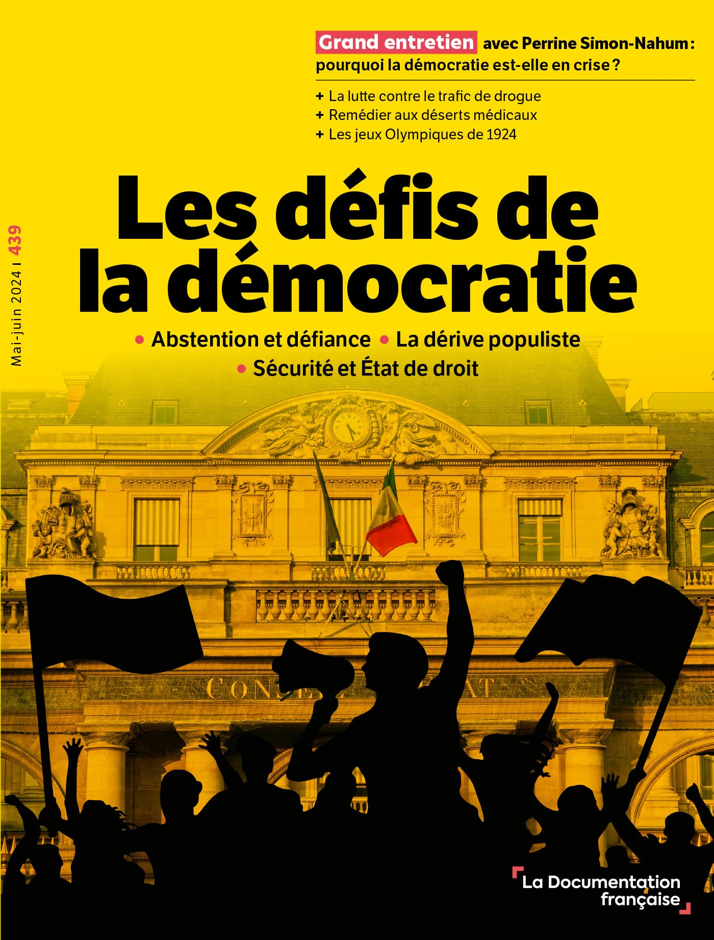 Cahiers français, n° 439. Les défis de la démocratie : abstention et défiance, la dérive populiste, 