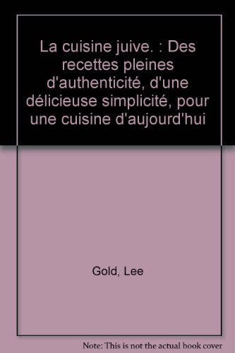 La cuisine juive