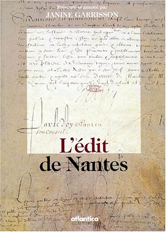 L'édit de Nantes