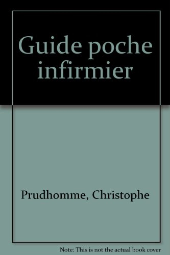 guide poche infirmier