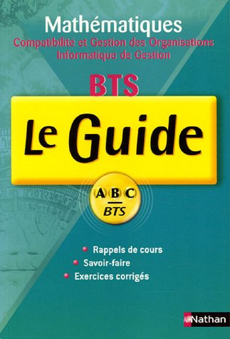 Mathématiques, BTS tertiaires : cours et exercices