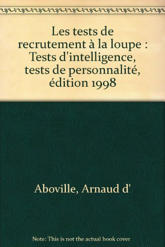 les tests de recrutement à la loupe