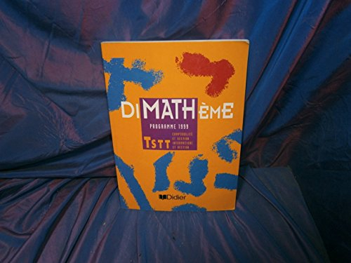 Math, terminale STT CG-IG : manuel