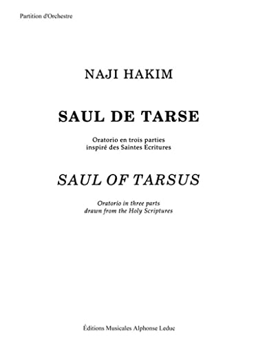 Naji hakim: saul de tarse (choral-mixed accompanied)
