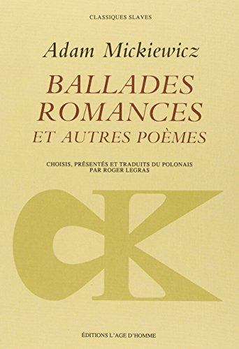 Ballades, romances et autres poèmes