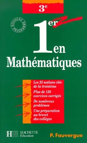 1er en mathématiques, 3e