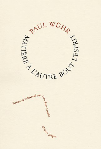 Matière à l'autre bout l'esprit