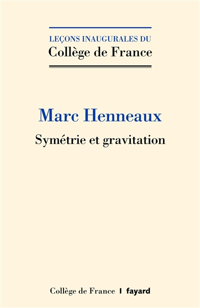 Symétrie et gravitation