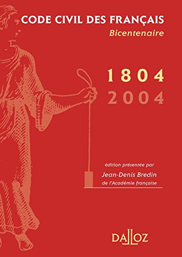 Code civil des Français : 1804