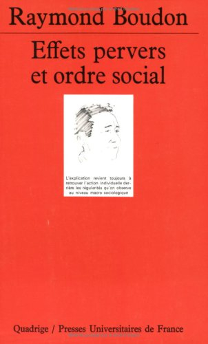 Effets pervers et ordre social