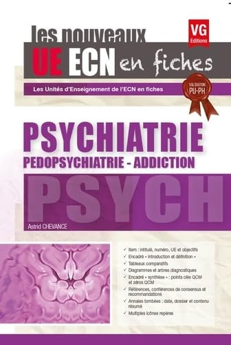 Psychiatrie, pédopsychiatrie, addiction