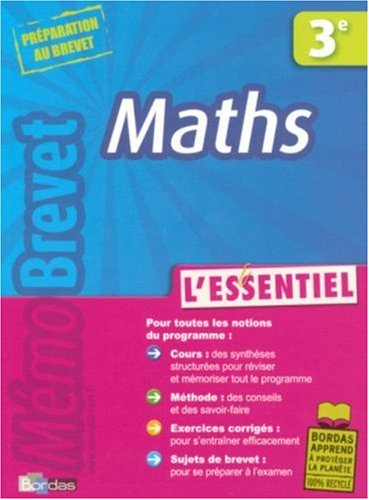 Maths 3e