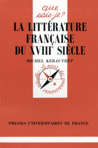 la littérature française du xviiie siècle