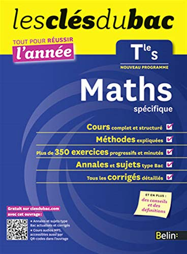 Maths terminale S, enseignement spécifique : nouveau programme