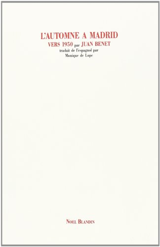 L'Automne à Madrid : vers 1950