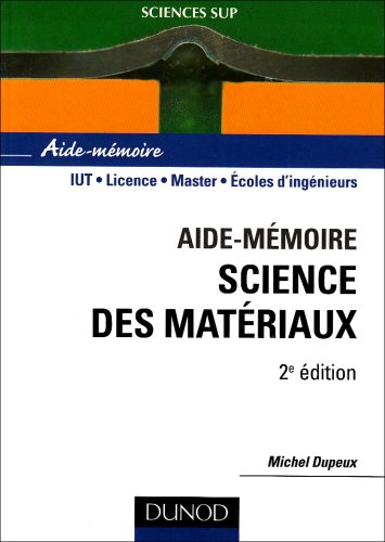 Aide-mémoire science des matériaux