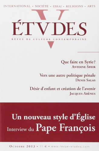Études octobre 2013