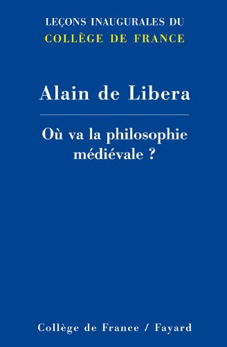 Où va la philosophie médiévale ?