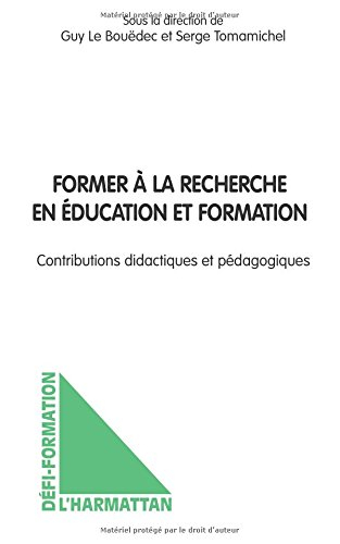 Former à la recherche en éducation et formation : contributions didactiques et pédagogiques