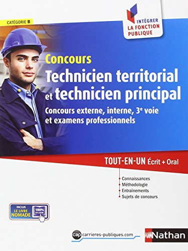 Concours technicien territorial et technicien principal : catégorie B : concours externe, interne, 3