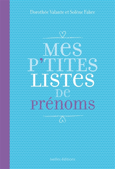 Mes p'tites listes de prénoms