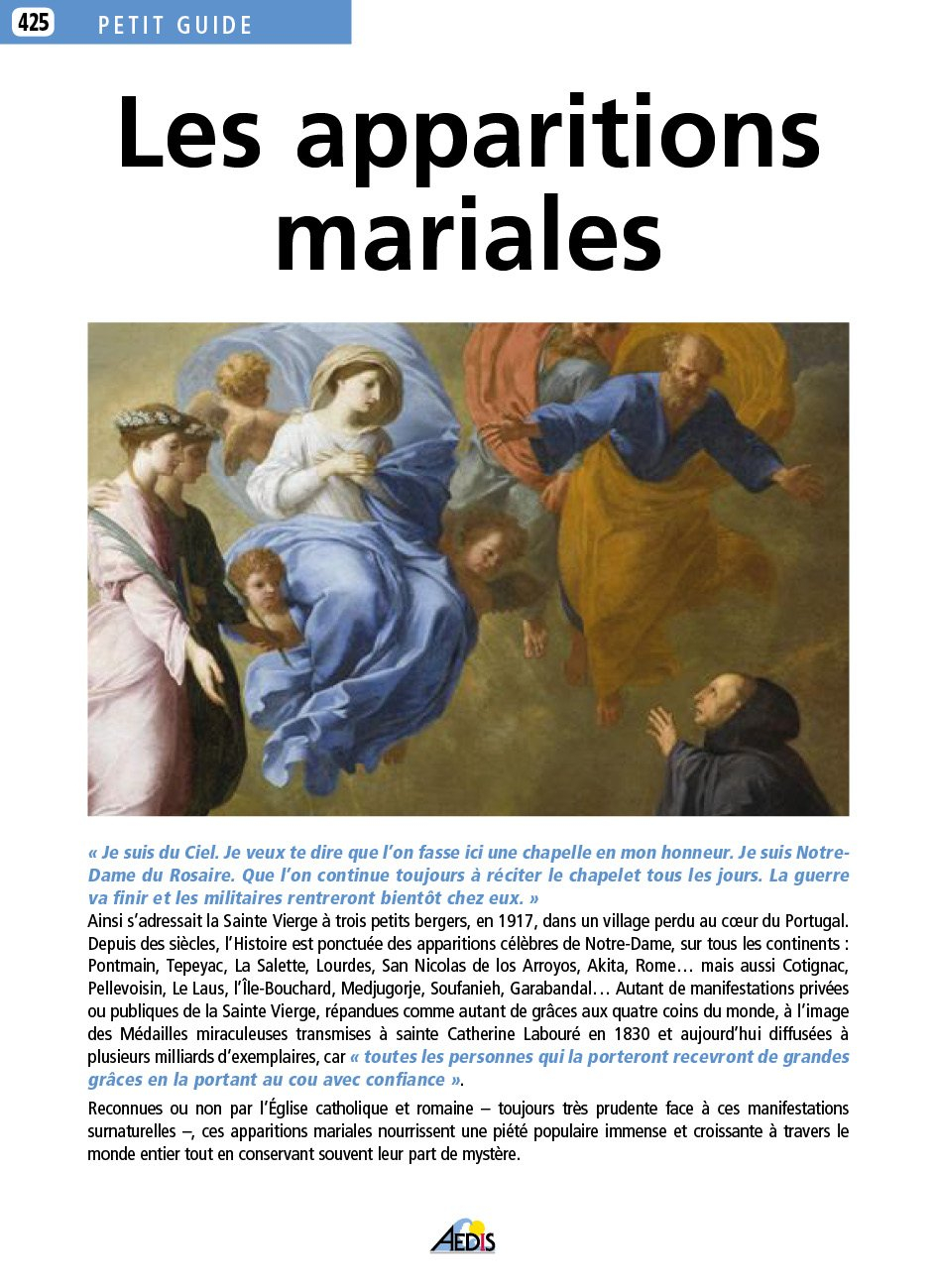 Les apparitions mariales