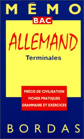 Allemand terminales