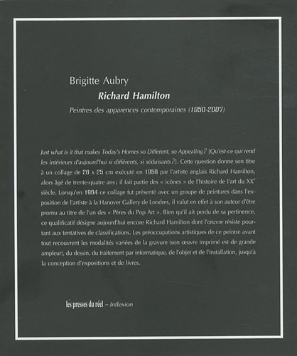 Richard Hamilton : peintre des apparences contemporaines (1950-2007)