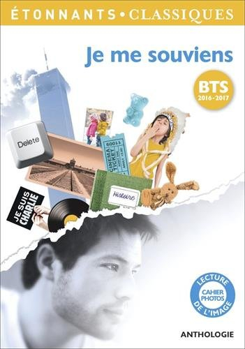 Je me souviens : programme BTS 2016-2017