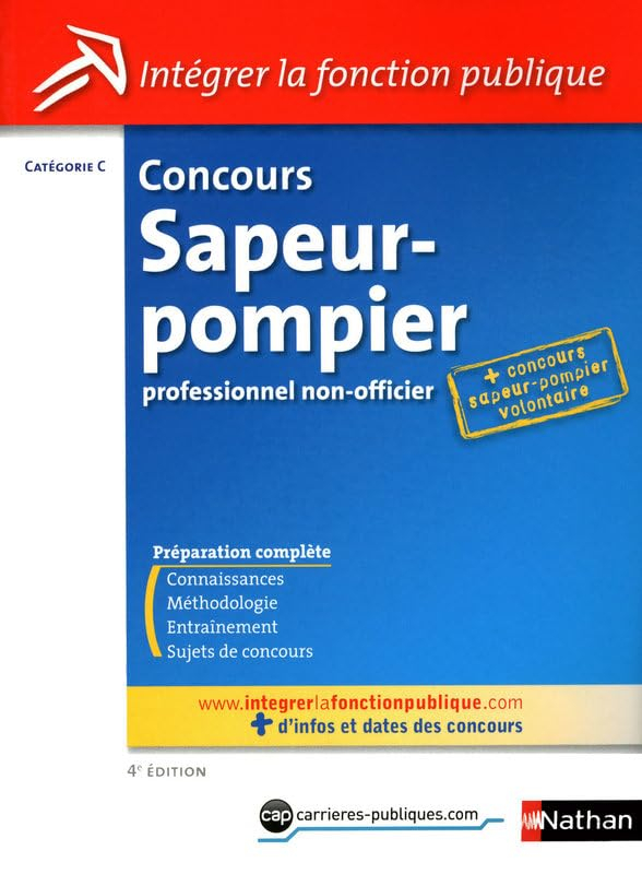 Concours sapeur-pompier professionnel non officier : catégorie C