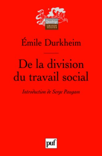 De la division du travail social