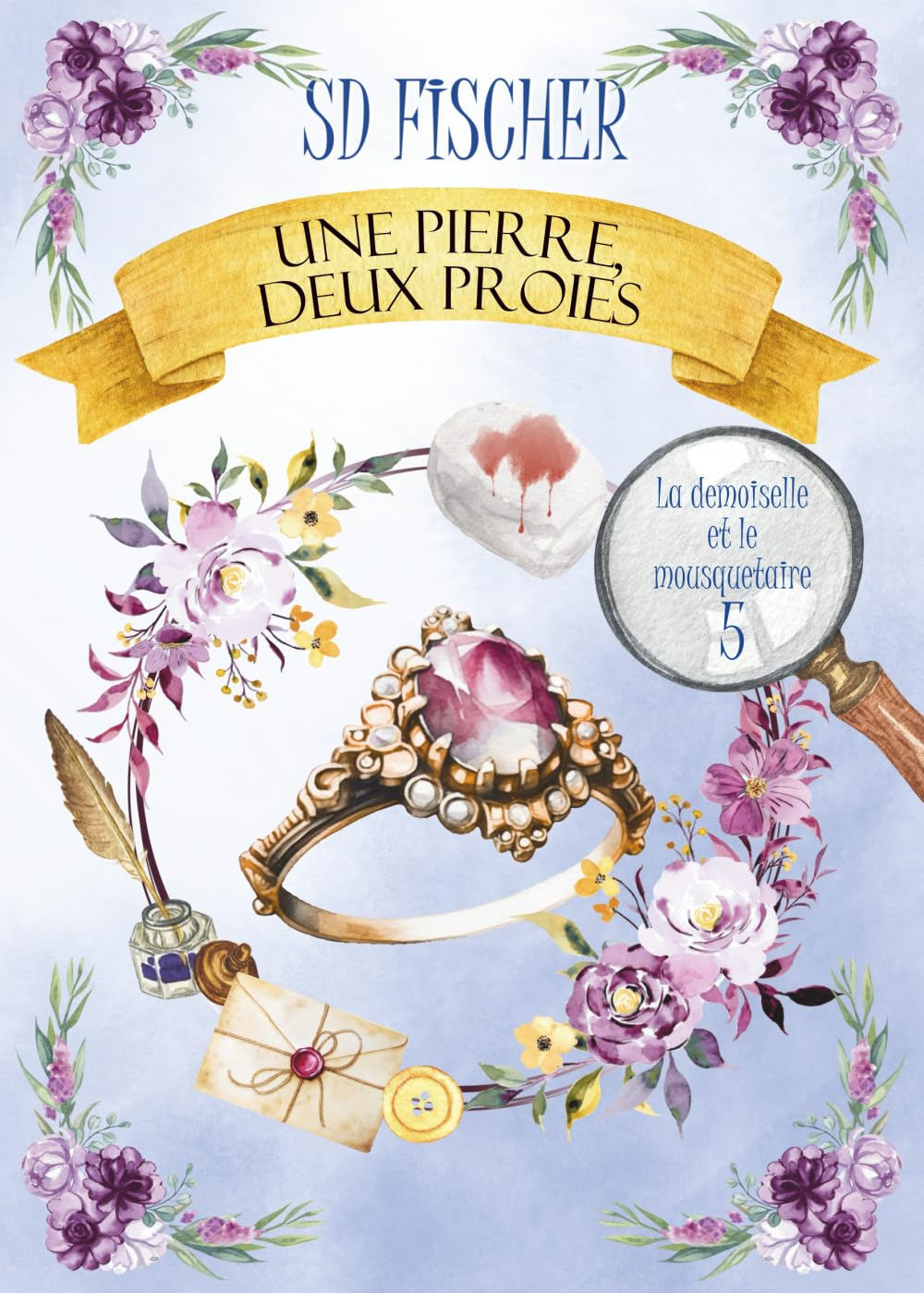 Une pierre, deux proies: Un cosy-mystery pétillant teinté de romance