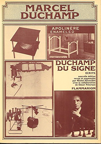 duchamp du signe / ecrits