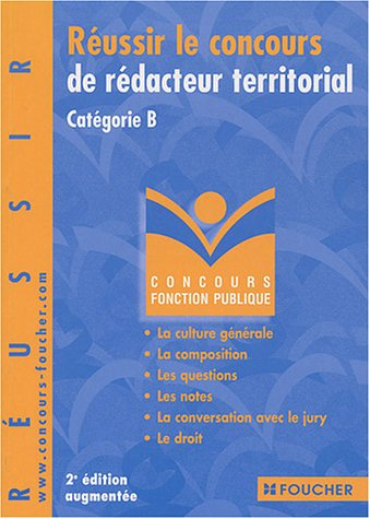 réussir le concours de rédacteur territorial : catégorie b