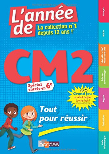 L'année de CM2 : tout pour réussir, spécial entrée en 6e : nouveau pogramme 2016