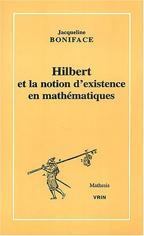 Hilbert et la notion d'existence en mathématiques