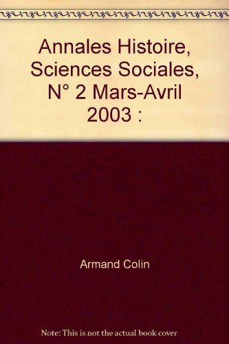Annales, n° 2 (2003)