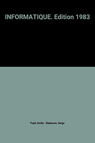 Informatique : livre de l'élève