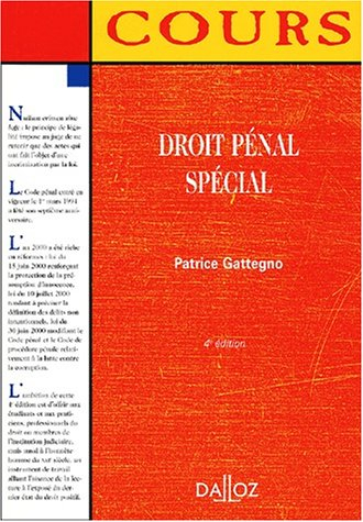 Droit pénal spécial