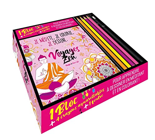 Voyages zen : je médite, je colorie, je dessine