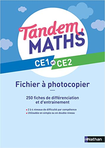 Tandem, maths CE1 et CE2 : fichier à photocopier