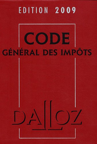 Code général des impôts 2009