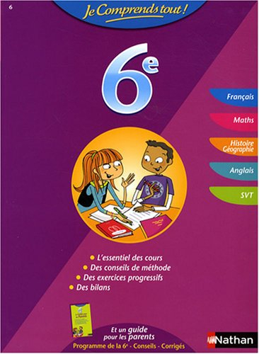 Je comprends tout ! 6e