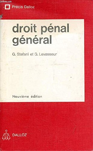 droit pénal général