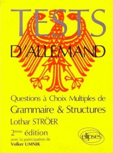 Tests d'allemand : questions à choix multiples de grammaire & structures